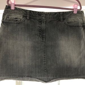Ann Taylor Loft denim mini skirt
